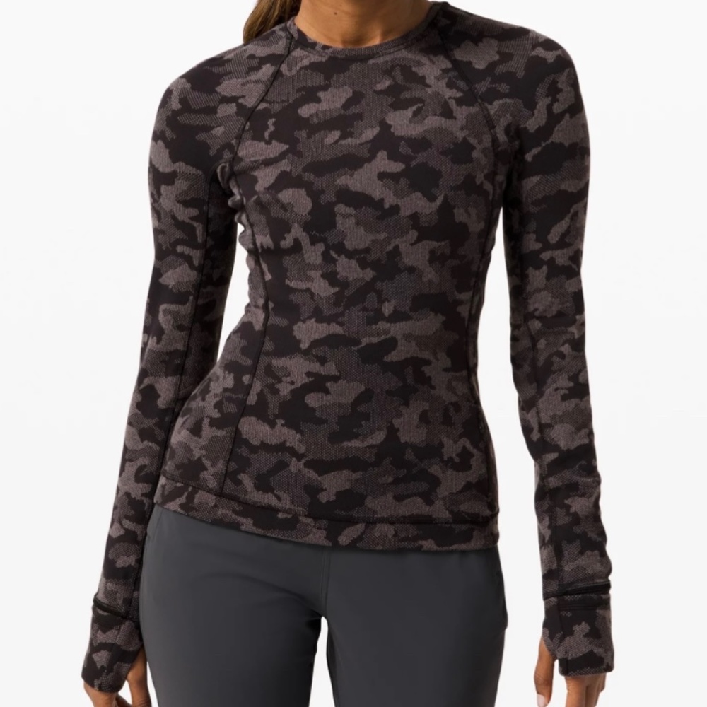 Lululemon Rundeful Long Sleeve warm up top
